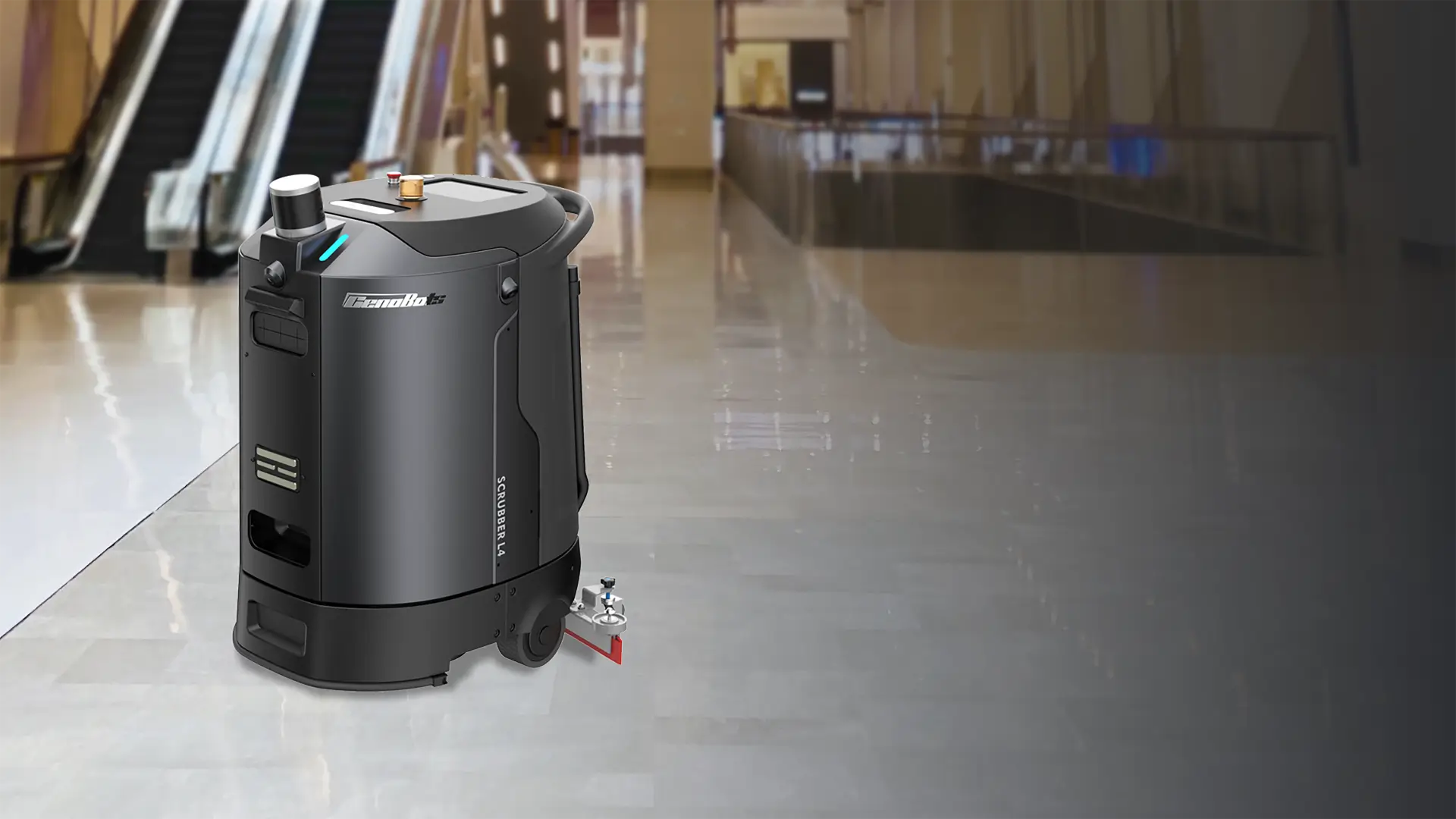 CenoBots L4 podporuje udržitelnější úklid s nižší spotřebou vody a detergentu